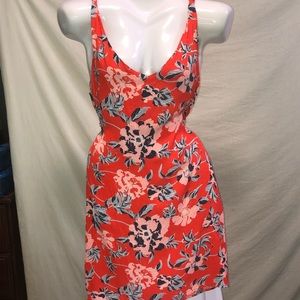 MADISON sun summer sleeveless dress big floral design size L